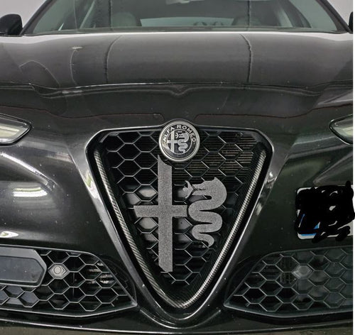 Logo Griglia Frontale (Front Grille Logo) Alfa Romeo Giulia/Stelvio